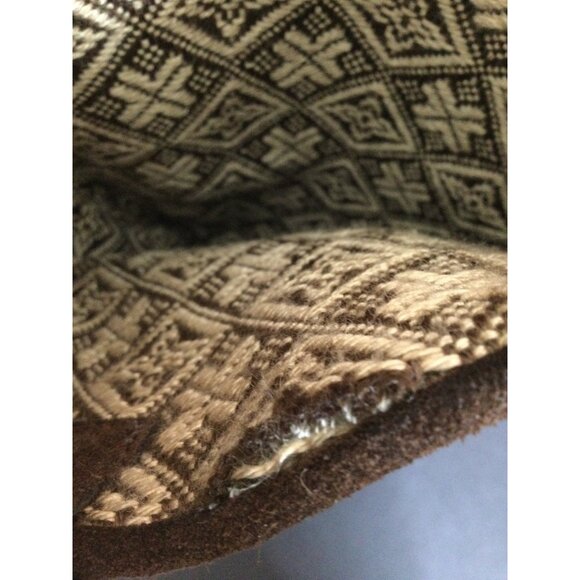 Sam Edelman Brown Suede Leather Moccasin Style Wedge Boots Size 8 M Tall - Picture 12 of 12